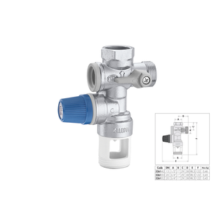 GRUPPO SICUREZZA 1/2 M/F SEDE INOX