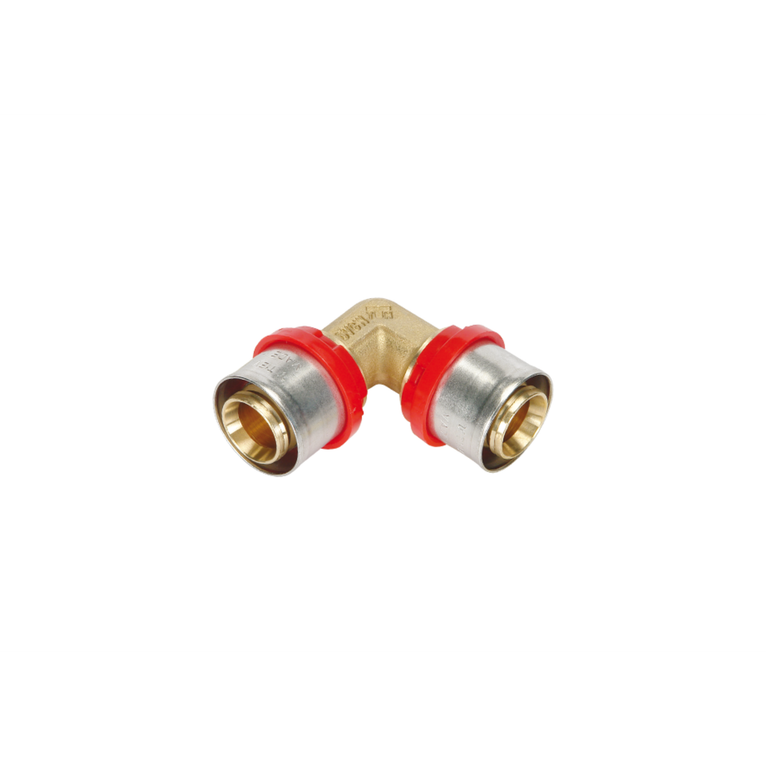 raccordo curvo a pressare al-pex 20x20