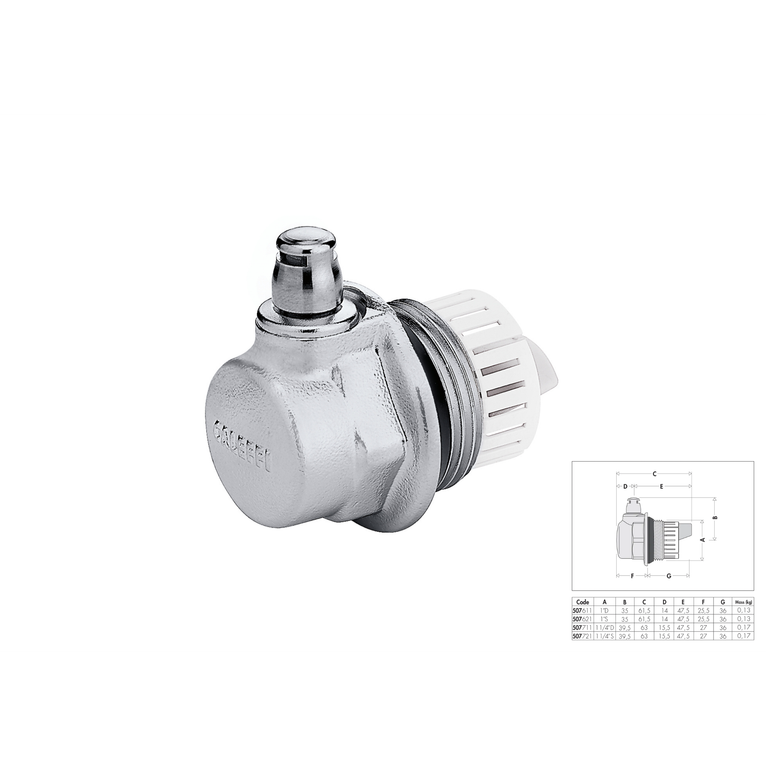 tappo dn 1 sinistro per radiatore