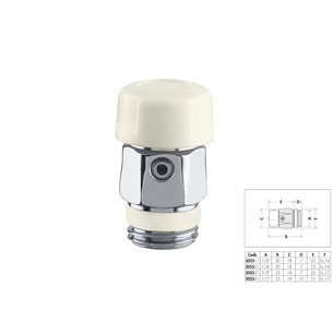 VALVOLA SFOGO ARIA MANUALE 1/2