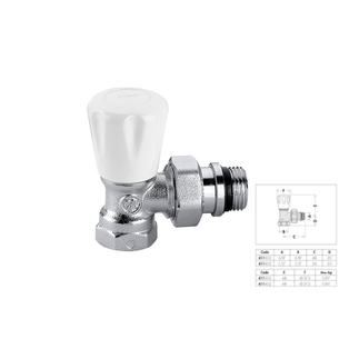 VALVOLA TERMOSIFONE 3/8 PER TUBO FERRO