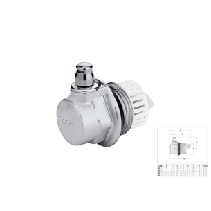 TAPPO DN 1 DESTRO PER RADIATORE