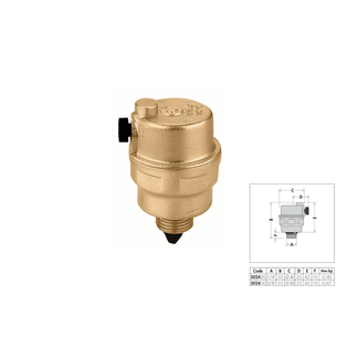 VALVOLA DI SFOGO ARIA 3/8 ROBOCAL