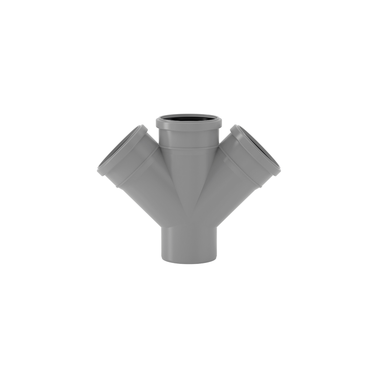 valsir braga doppia a innesto pp htda dn 110/40/40 45°