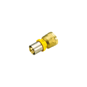 RACCORDO TIEMME DIRITTO A PRESSARE PER GAS DIAMETRO 20 x 1/2" FEMMINA