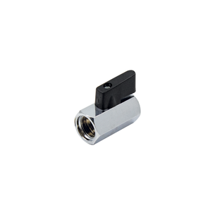 RUBINETTO TIEMME MIGNON CROMATO DIAMETRO 1/4" FEMMINA/FEMMINA