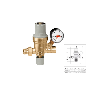 GRUPPO DI RIEMPIMENTO 1/2 + MANOMETRO