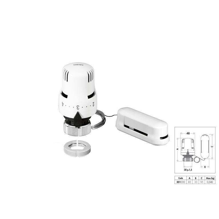 comando termostatico con sensore remoto lungh. = 2mt