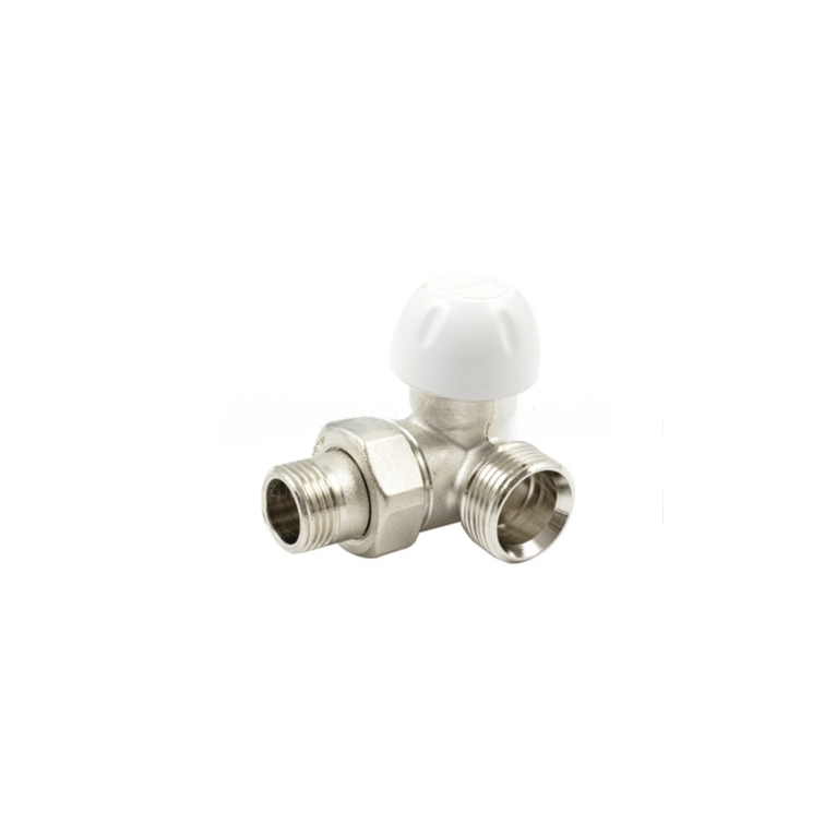 tiemme valvola coassiale destra termostatizzabile con attacco per tubo rame e multistrato 1/2"g - 3/4"x18 o-ring
