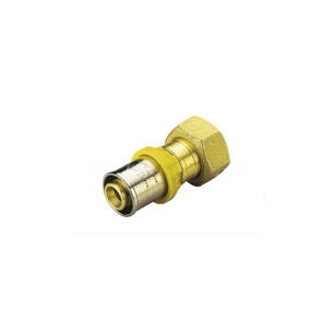 RACCORDO TIEMME DIRITTO CON GIRELLO E GUARNIZIONE A PRESSARE PER GAS DIAMETRO 16 x 3/4"