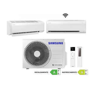 Condizionatore Samsung dual split WindFree Avant S2 6.8 kW 9000+12000 btu Wi-Fi