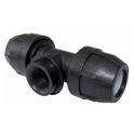 raccordo a t 90° filettato femmina ø 16 x 1/2" x 16 per tubi in polietilene - nupi