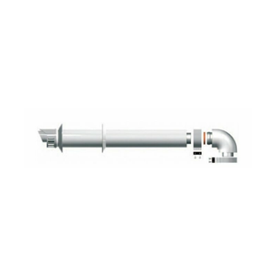 Kit Ariston per condensazione - coassiale 60/100 da 1 metro, curva e terminale
