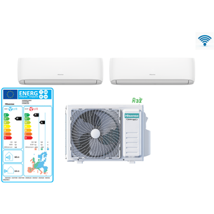 Hisense Dual HI-COMFORT 6.2kW 9+18