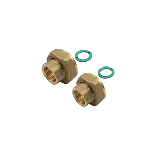 KIT ATTACCO POMPA TIEMME IN OTTONE diametro 11/2 X 1