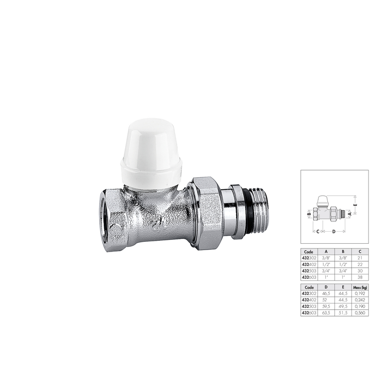 detentore 1/2 diritto ferro