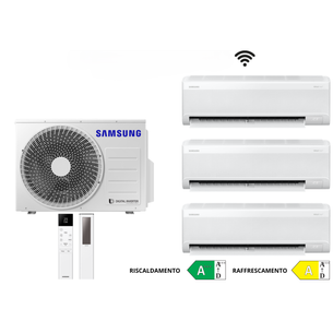 Condizionatore Samsung trial split WindFree Avant S2 5.2kW 9000+9000+12000 btu Wi-Fi