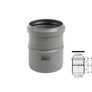 MANICOTTO RIDUZIONE DAL PVC - PP 100/110