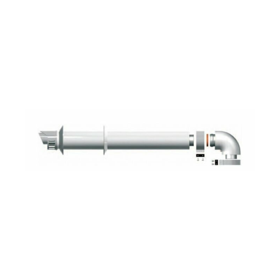 kit-ariston-per-condensazione-coassiale-60-barra-100-da-1-metro-curva-e-terminale