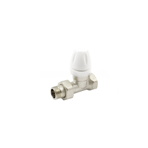 TIEMME VALVOLA DIRITTA TERMOSTATIZZABILE PER TUBO FERRO 3/8"G - 3/8" o-ring