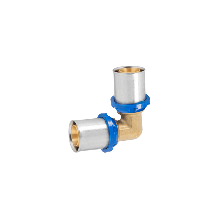 ape raccordo curvo a pressare per tubo multistrato dn 63x63 