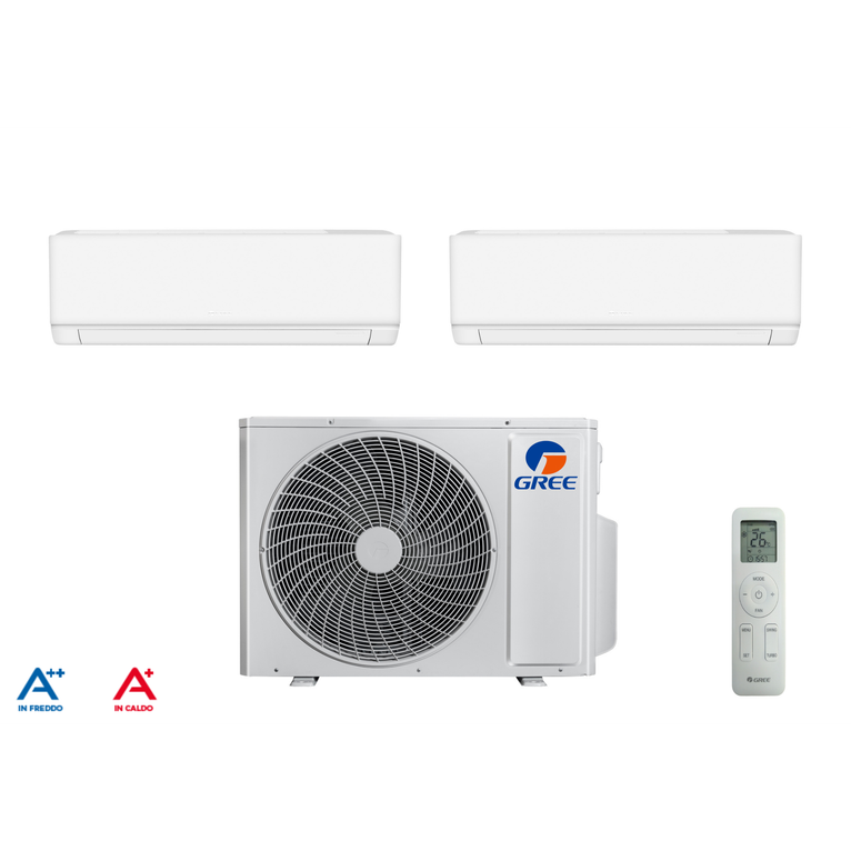 condizionatore gree cosmo dual split 9000+12000 btu 5 kw wi-fi