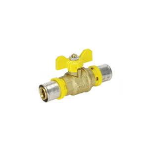 VALVOLA TIEMME A SFERA A PRESSARE DIAMETRO 16 PER TUBO MULTISTRATO