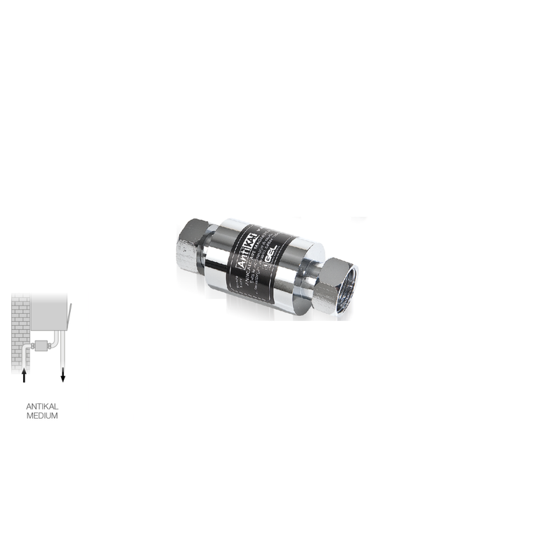 anticalcare magnetico gel antikal medium 3/4"x3/4" femmina/femmina