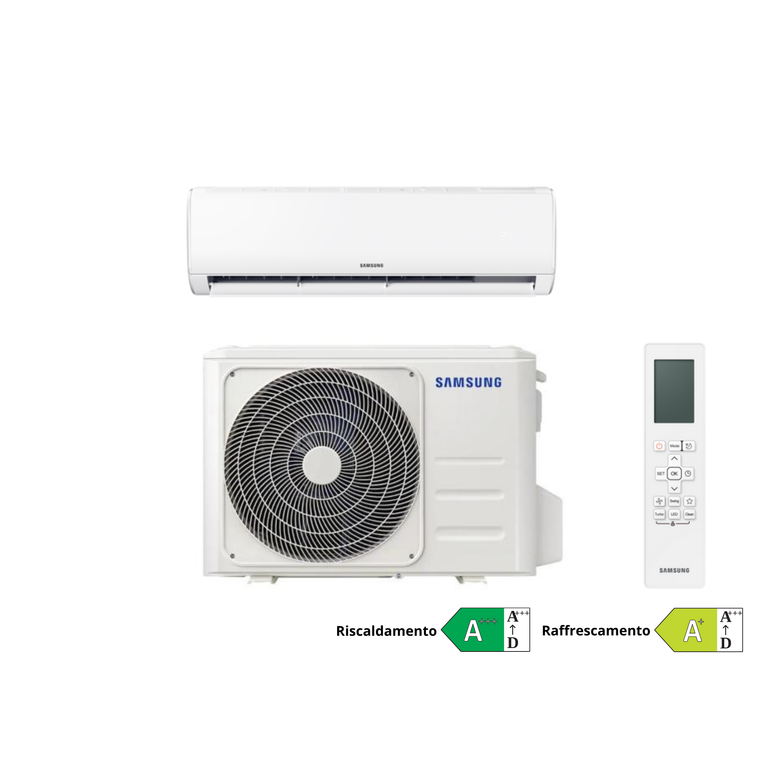 condizionatore samsung monosplit ar35 2.5kw 9000 btu. a++/a+