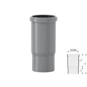 BICCHIERE TRIPLA PROFONDITÀ HTLL3 DN 90