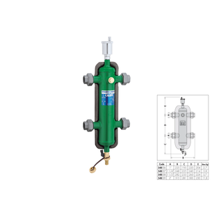SEPARATORE IDRAULICO DN 1 COIBENTATO