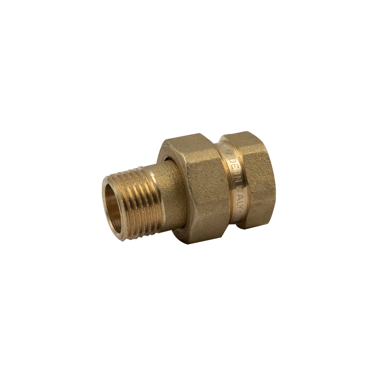 raccordo tiemme dritto maschio-femmina 3 pezzi con oring  diametro 1 