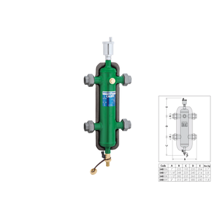 SEPARATORE IDRAULICO DN 1 COIBENTATO