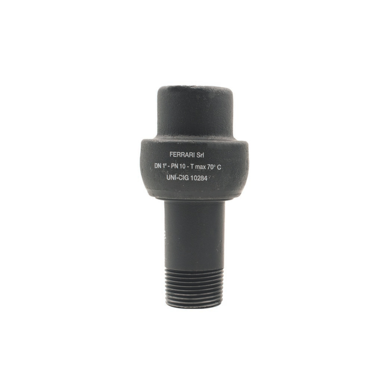 giunto isolante dielettrico per gas e acqua pn10 1" mf - interasse 120 mm