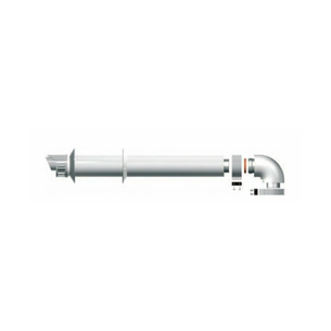 Kit Ariston per condensazione - coassiale 60/100 da 1 metro, curva e terminale