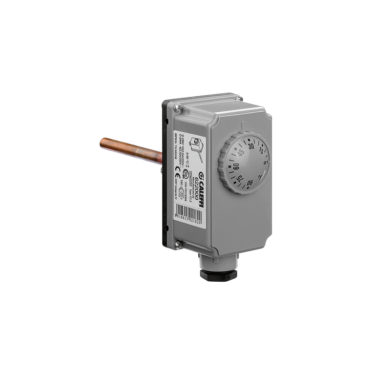 termostato ad immersione 0-90 °c dn 1/2