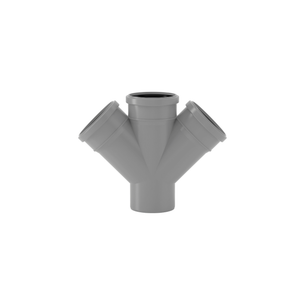 VALSIR BRAGA DOPPIA A INNESTO PP HTDA DN 110/40/40 45°