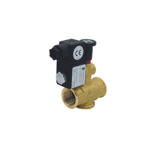 ELETTROVALVOLA GAS NORMALMENTE APERTA (NA) 1/2" a Riarmo Manuale 0,5 Bar - Int. 66 mm