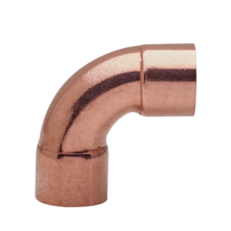 frabo curva 90° in rame femmina/femmina 10 mm per tubi in rame