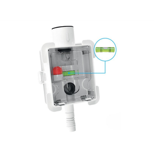 SIFONE A SECCO ANTI-ODORE "REGIO" - TRASPARENTE, ESTRAIBILE E CON COPERCHIO ESTETICO