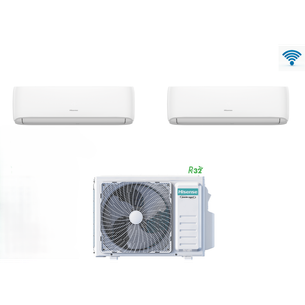 Condizionatore Hisense dual split HI-COMFORT 7.0kW 9000+9000 btu Wi-Fi
