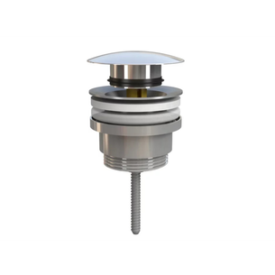 PILETTA DI SCARICO AUTOMATICA CLICK-CLACK BONOMINI PER LAVABO 1 1/4" - DIAMETRO 65 mm CON VITE INOX