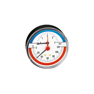 TERMOMETRO DN 80 DA 0 A 6 BAR