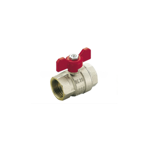 VALVOLA TIEMME A SFERA ACQUA DIAMETRO 3/8" FEMMINA/FEMMINA CON LEVA A FARFALLA
