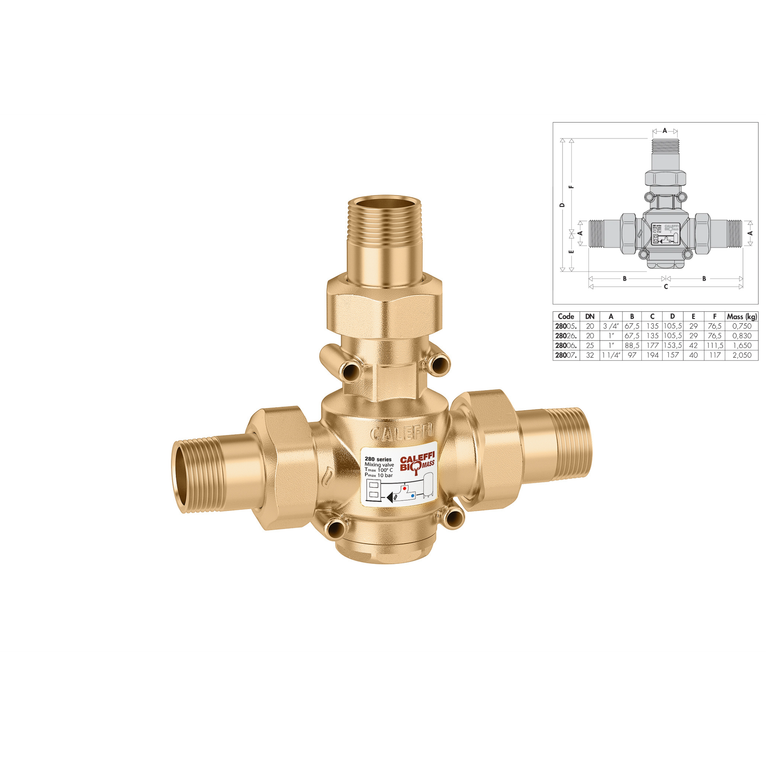 valvola anticondensa dn25 1 m 45°