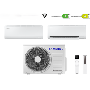 Condizionatore Samsung dual split Cebu S2 5kW 9000+9000 btu Wi-Fi A+++/A++