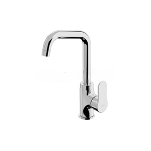MISCELATORE CUCINA MONOCOMANDO LAVELLO CON CANNA GIREVOLE DN 24 E LEVA LATERALE DESTRA