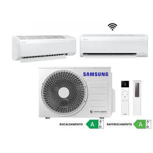 Samsung Dual Wind Free Avant S2 4kW 9000+9000 Btu Wi-Fi A+++/A++