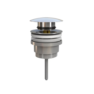 PILETTA DI SCARICO AUTOMATICA CLICK-CLACK BONOMINI PER LAVABO 1 1/4" - DIAMETRO 65 mm CON VITE INOX