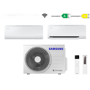 Condizionatore Samsung dual split Cebu S2 5kW 9000+12000 btu Wi-Fi